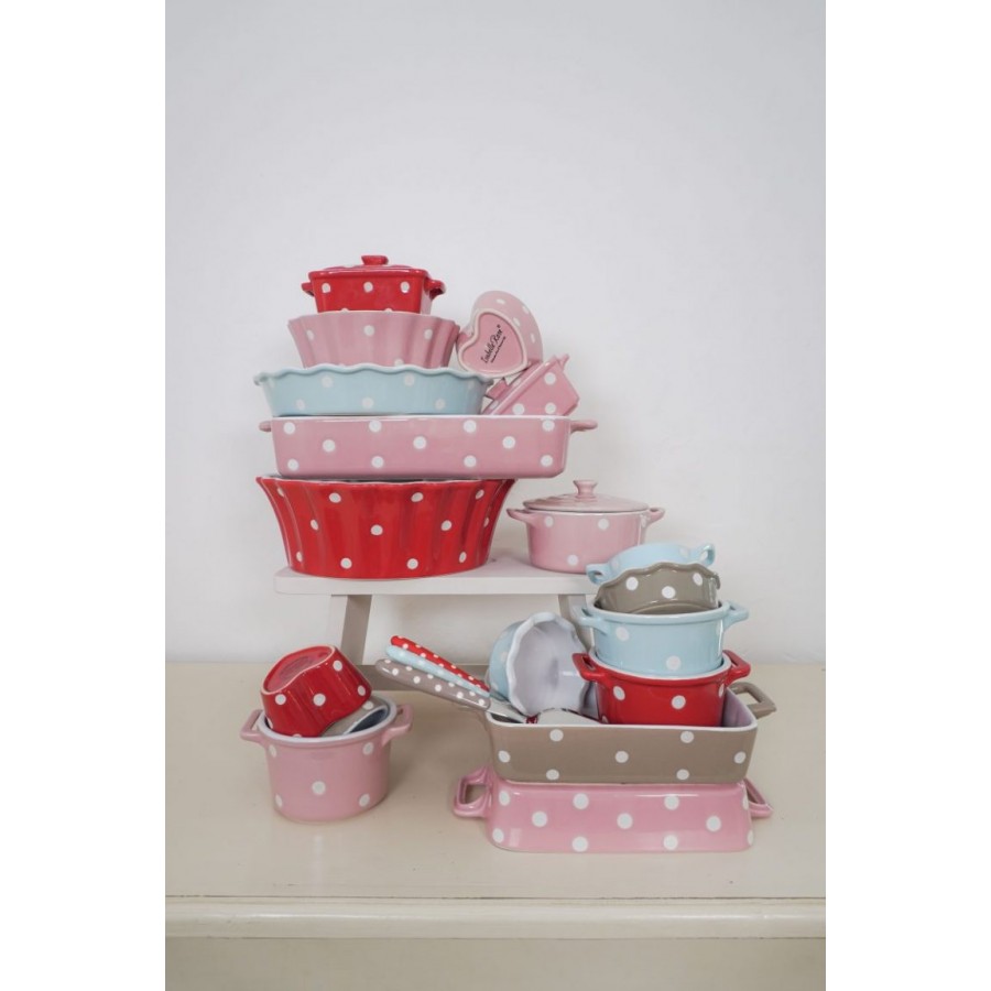 Форма для выпечки Pastel blue with dots 29,5x17x5 см Форма для выпечки Pastel blue with dots 29,5x17x5 см